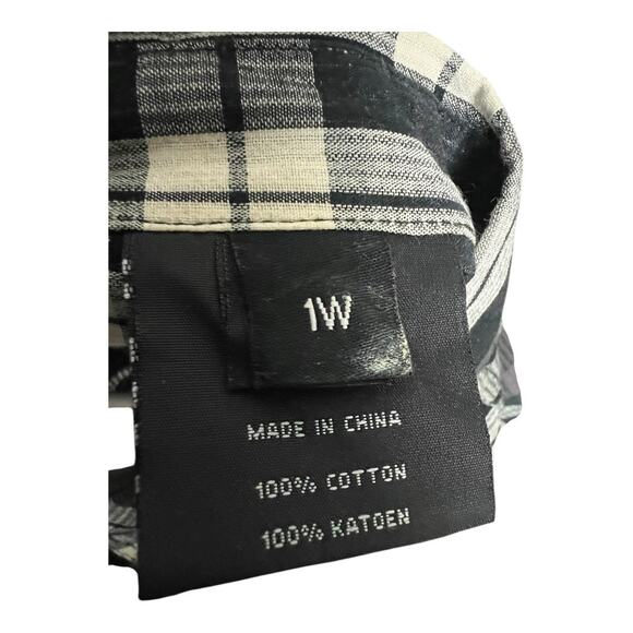 Womens Plaid Button Down Shirt Casual Top Biker Harley Davidson Motorcycle 1W - Picture 6 of 6